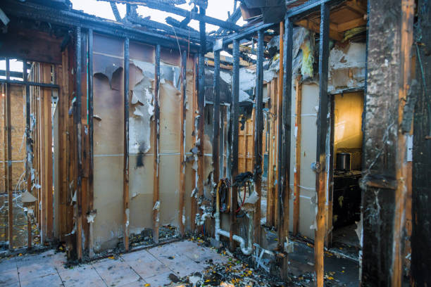Professional Soot Cleanup technician working in Akwesasne, NY